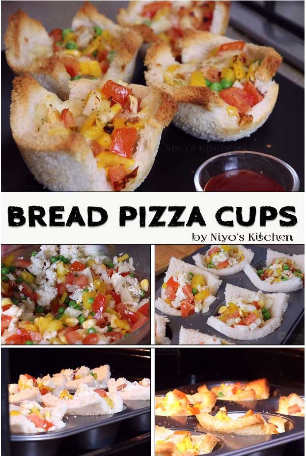 bread pizza cup
