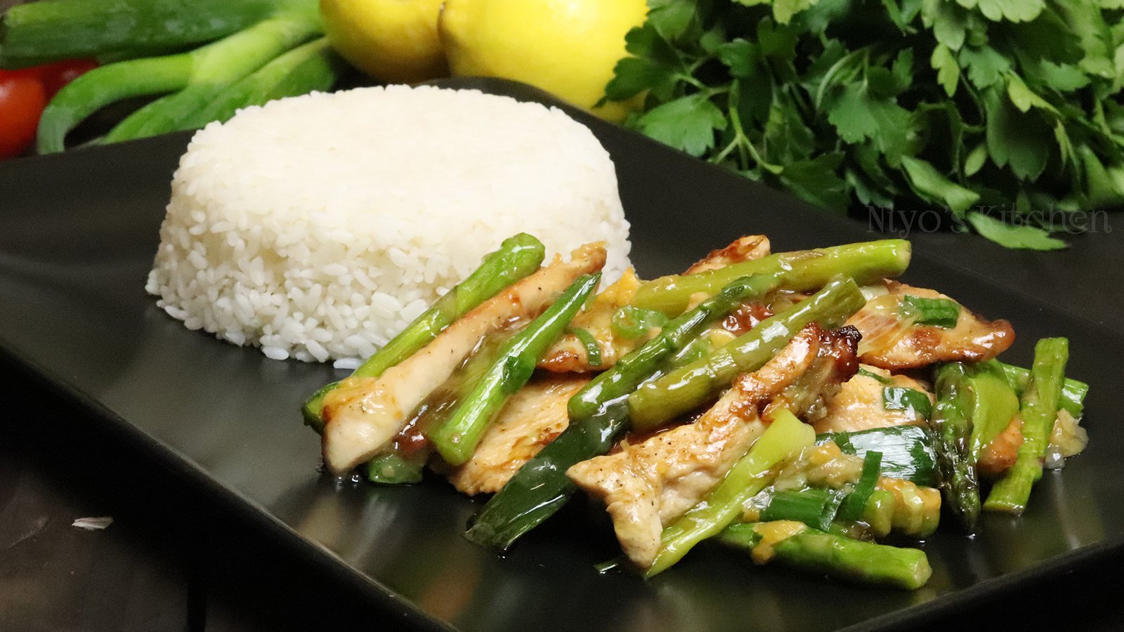 Chicken And Asparagus Recipe | Niyos Kitchen